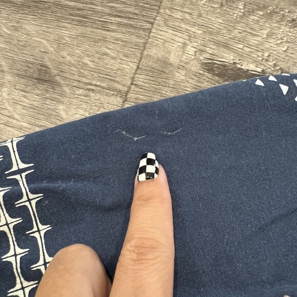 Sig Zane Hawaii Mens Large Blue Printed Short Sleeve Pullover Aloha Shirt - Picture 5 of 7